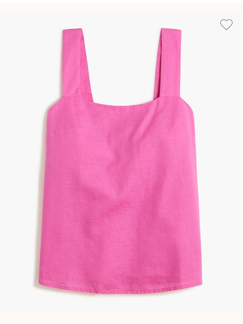 NWT J Crew Factory Linen Blend Tank Top